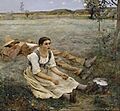 Jules Bastien-Lepage - Hay making - Google Art Project