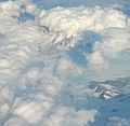 Lado chileno del Monte Fitz Roy visto desde el avión
