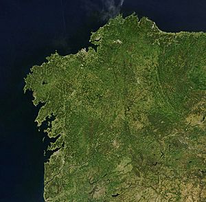 Archivo:Land of Galicia, NASA satellite image