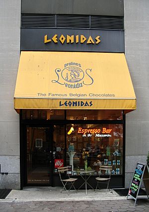 Archivo:Leonidas shop, Downtown Manhattan
