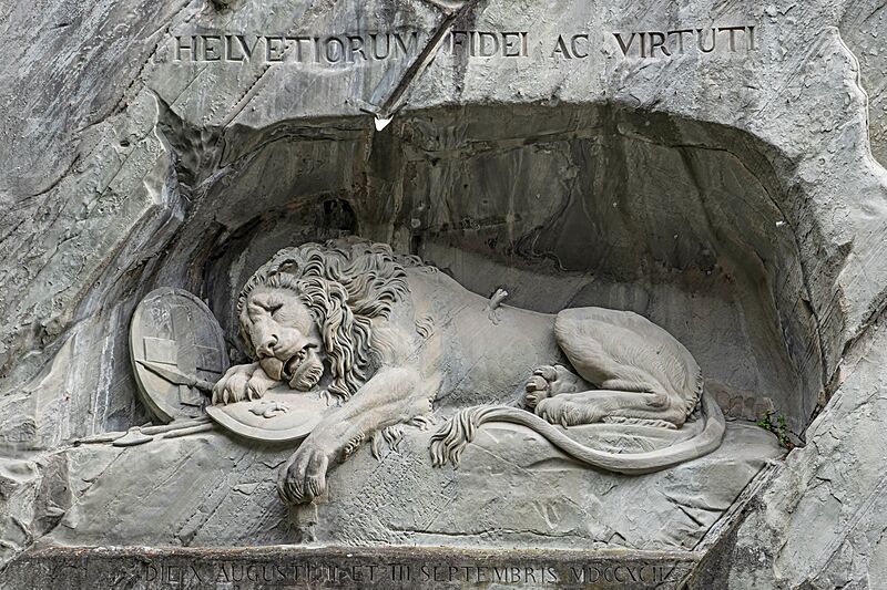 Luzern asv2022-10 Löwendenkmal img2