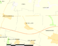 Map commune FR insee code 80058