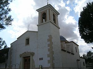 Archivo:Montealegre del Castillo, Albacete, Spain Iglesia de Nuestra Señora de la Consolación