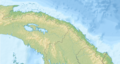 Panama Guna Yala relief map