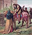 Pictures of English History Plate IX - The Wicked Queen Elfrida
