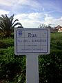 Placa da Rua Professor Luís de Albuquerque - Lagos - 17.12.2018