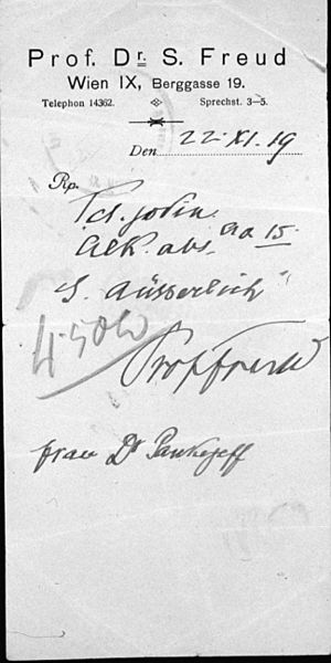 Archivo:Prescription Sigmund Freud