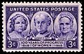 Progress of Women issue of 1948, 3c