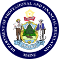 Seal of the Maine Department of Professional and Financial Regulation
