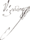 Signature of Gaspar de Vigodet.png