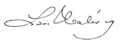 Signature of Ludovic Halévy
