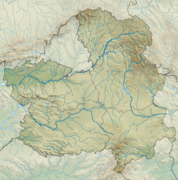 Spain Castile-La Mancha relief map
