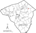 Terre Hill, Lancaster County Highlighted