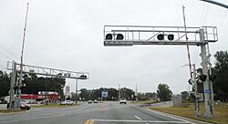 US-90 and FL-100 junction in Watertown, Florida.jpg