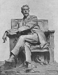1910-04-04, La Ilustración Artística, El eminente escultor español Joaquín Sorolla y Bastida, Príncipe Troubetzkoi (cropped)