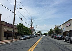2016-06-11 11 03 54 View west along Maryland State Route 132 (Bel Air Avenue) at Howard Street in Aberdeen, Harford County, Maryland.jpg