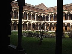 7011 - Milano - Università Statale - Chiostro dei bagni - Foto Giovanni Dall'Orto, 22-Feb-2008