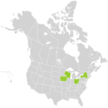 Aconitum noveboracense distribution