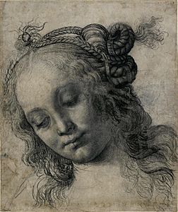 Andrea Verrocchio - Head of a Woman, British Museum