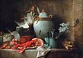 Anne Vallayer-Coster - Vase, Lobster, Fruits and Game