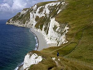 Archivo:Bats head to white nothe dorset coast