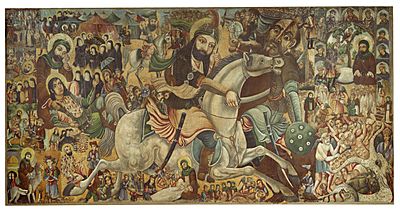 Brooklyn Museum - Battle of Karbala - Abbas Al-Musavi - overall.jpg