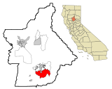 Butte County California Incorporated and Unincorporated areas Palermo Highlighted.svg