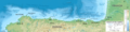 Cantabrian Sea bathymetric map-es