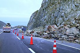 Derrumbes Ruta 5 Norte por Terremoto Illapel 2015