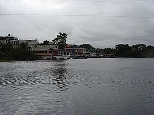 Flooding Rio la Pasion at Sayaxche - Guatemala 8 october 2008-4.jpg