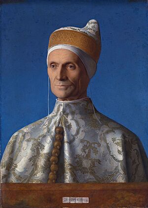 Archivo:Giovanni Bellini, portrait of Doge Leonardo LoredanFXD