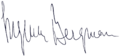 Ingmar Bergman Signature