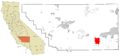 Kern County California Incorporated and Unincorporated areas Mojave Highlighted