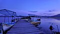 Laguna de Tecocomulco al atardecer