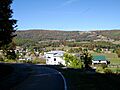 Looking down into Monterey, Virginia