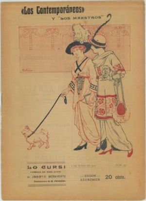 Archivo:Los Contemporáneos, Lo Cursi, 6.6.1913, nº 232, cover by Mariano Pedrero