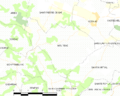 Map commune FR insee code 33299