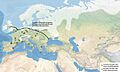 Map of pre-Neandertal fossil sites