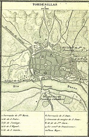 Archivo:Mapa de Tordesillas, 1852, por Francisco Coello (assembled)