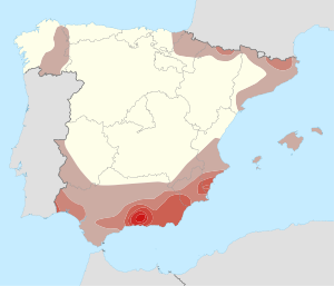 Archivo:Mapa de peligrosidad sísmica de España