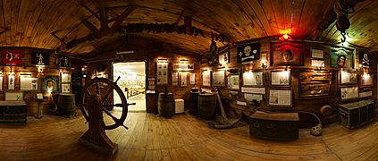 Museo del Mar - Sala dedicada a los piratas