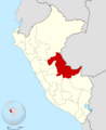 Peru - Ucayali Department (locator map)