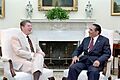 President Ronald Reagan and José Napoleón Duarte
