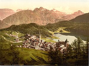 Archivo:Sankt Moritz Dorf um 1900