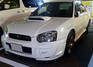 Archivo:Subaru IMPREZA S203 (GDBE) at night front