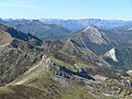 Vistas desde el Coriscao hacia el macizo del Mampodre y otros montes de la Cordillera Cantábrica