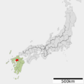 地図 令制国 筑後国