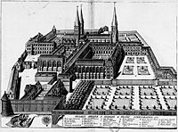 Archivo:Abbaye Saint Germain des Prés en 1687
