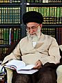 Ali Khamenei reading book 01