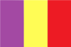 Bandera Franjas Morada , Amarilla Roja.svg